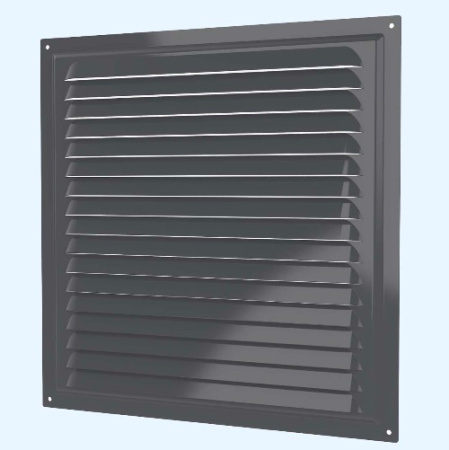 3030МЭ Gray (серый) ERA Решетка вентиляционная МЭ сетка 300х300 окраш.сталь